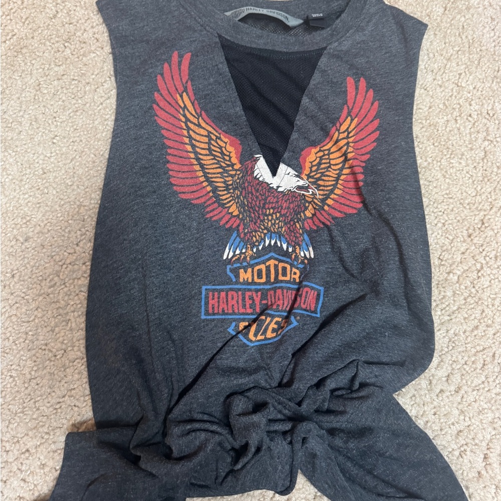Harley-Davidson Kids Gray Graphic Tee
